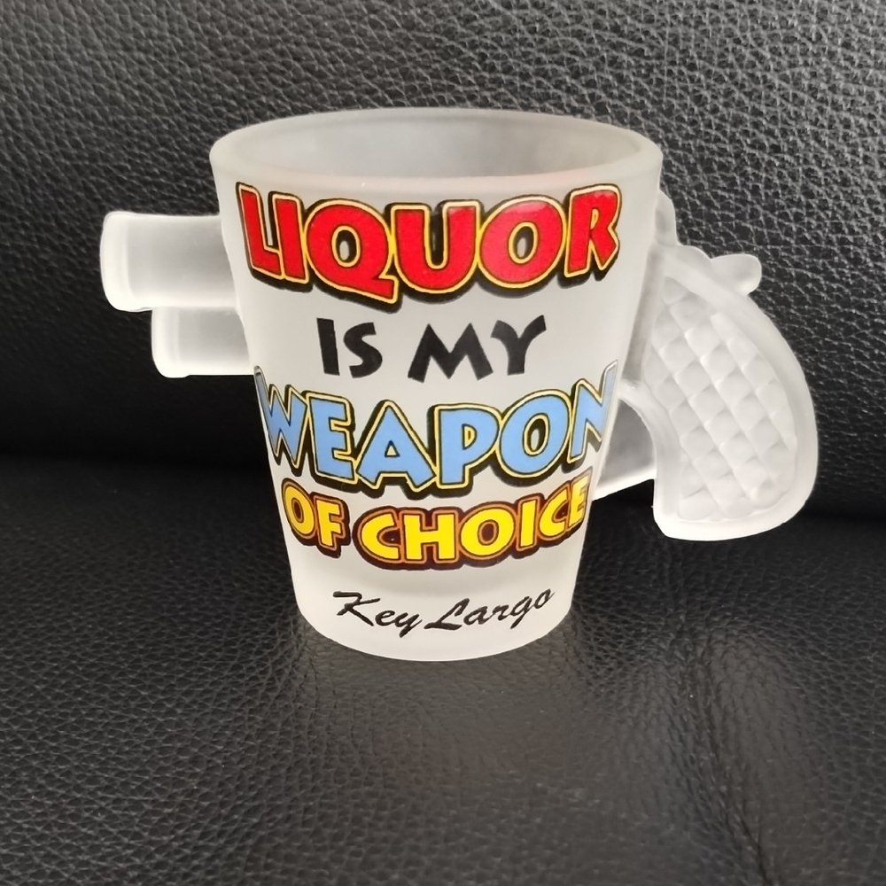 Key Largo Frosted Shot Glass